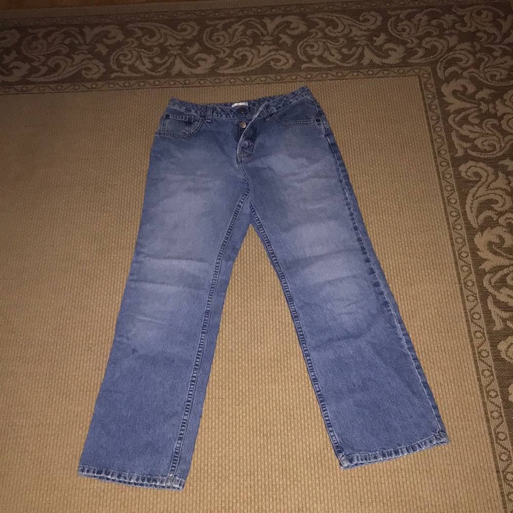 Button fly jeans